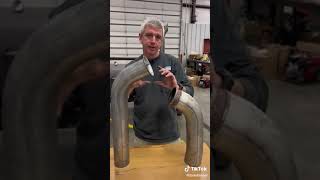 SMALLER IS BETTER? 3.5' DOWNPIPE FITS BETTER (part A) #shorts #shortvideo #diesel #trucks #downpipe