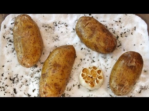 Video: Potatoes Baked In The Oven In A Crust Of Salt