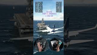 Superb Landing on an Aircraft Carrier - Lufthansa 737-900 ER | Flight Simulator 2024 - PMDG