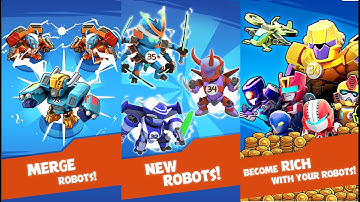 Merge Robots - Click & Idle Tycoon Games Android Gameplay