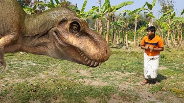 T-Rex Chase - Part 1 - Jurassic World Fan Movie dinosaur HD
