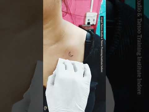 Moon tattoo design || ? moon tattoo || Small Tattoo || Girls tattoo || #shorts #moontattoo #tattoo
