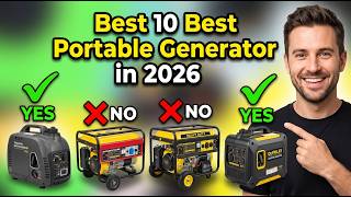 ✅The Best Portable Generator in 2026 - Top 10 Best Portable Generator (Reviews)