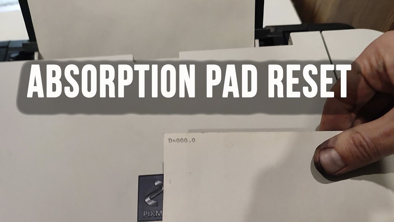 Printer Absorber Diaper Absorption Pad Reset YouTube