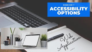 Accessibility  Options  For Class X Board Students - Web Application - Session 1 - IT 402 screenshot 1