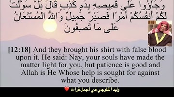قالوا يا أبانا - ماتيسر من سورة يوسف- وليد الفلوجي