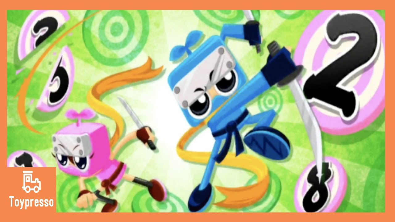 ゲームキャラクター 1234 算数忍者❤️kids games❤️立体図形の数を数えて空間把握能力が身に