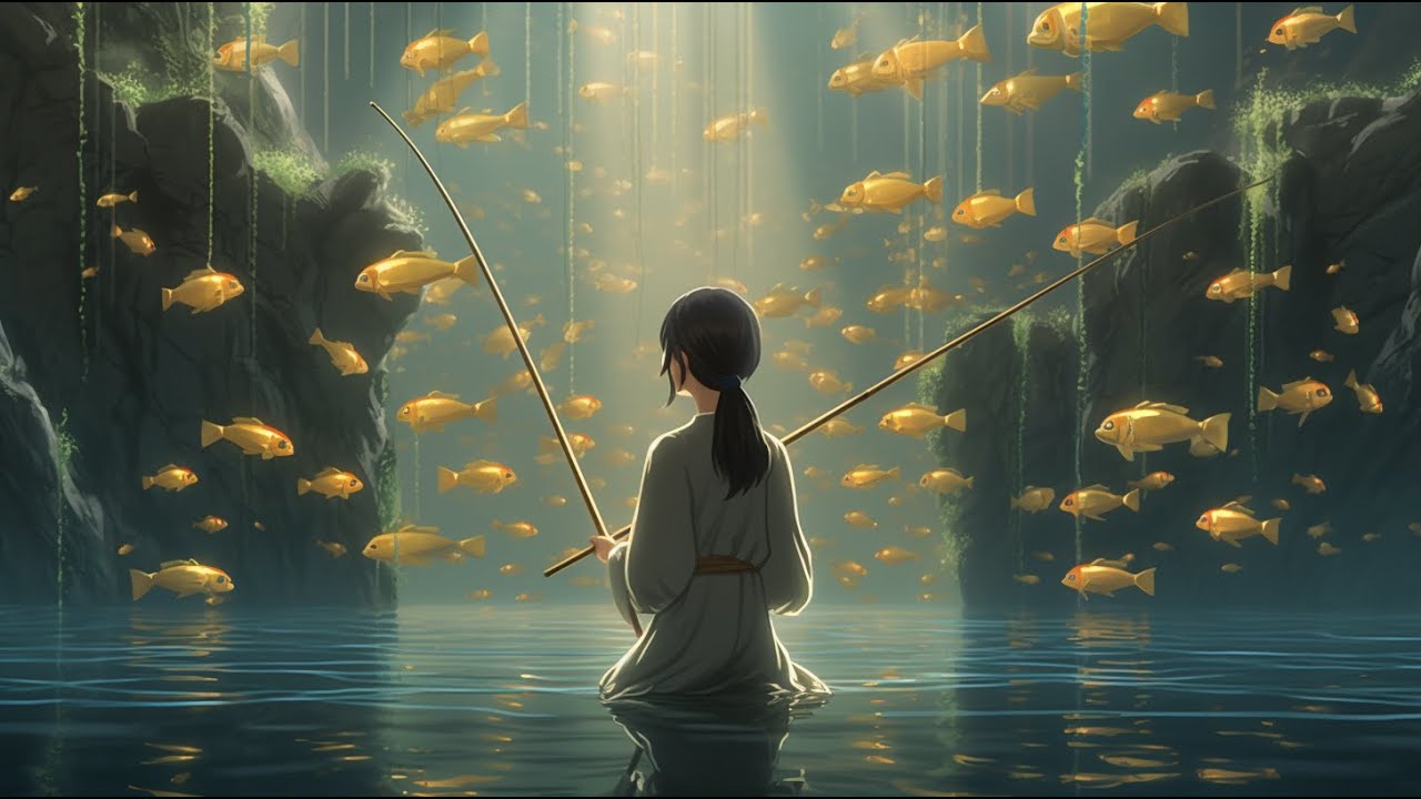 Golden fishing rod Learn to be kind and generous to those in need