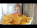 Вкуснейшие оладьи с яблоком.Дачный вариант.