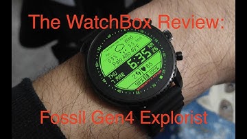The WatchBox Review:  Fossil Gen4 Explorist