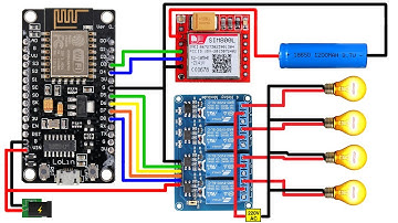 NodeMCU ESP8266 Blynk IOT with SIM800L using Blynk App and SMS