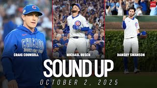 Cubs NL Wild Card Series post-Game 3 interviews: Craig Counsell, Michael Busch and Dansby Swanson