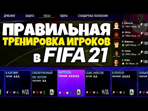 КАК ПРАВИЛЬНО ТРЕНИРОВАТЬ ФУТБОЛИСТОВ В FIFA 21 - КАК СДЕЛАТЬ ЧТОБЫ ТОНУС ИГРОКОВ НЕ ПАДАЛ В ФИФА 21