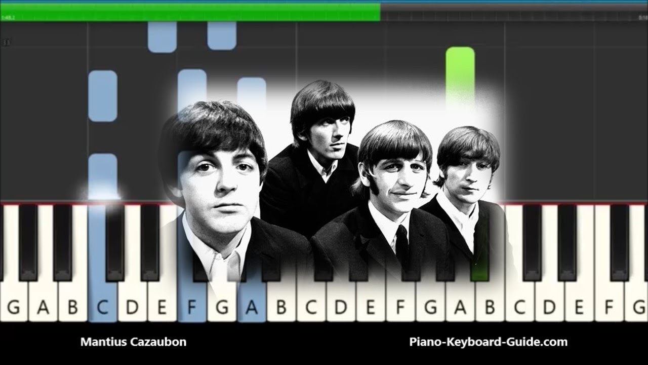 Yesterday by The Beatles - Synthesia Piano Tutorial - YouTube