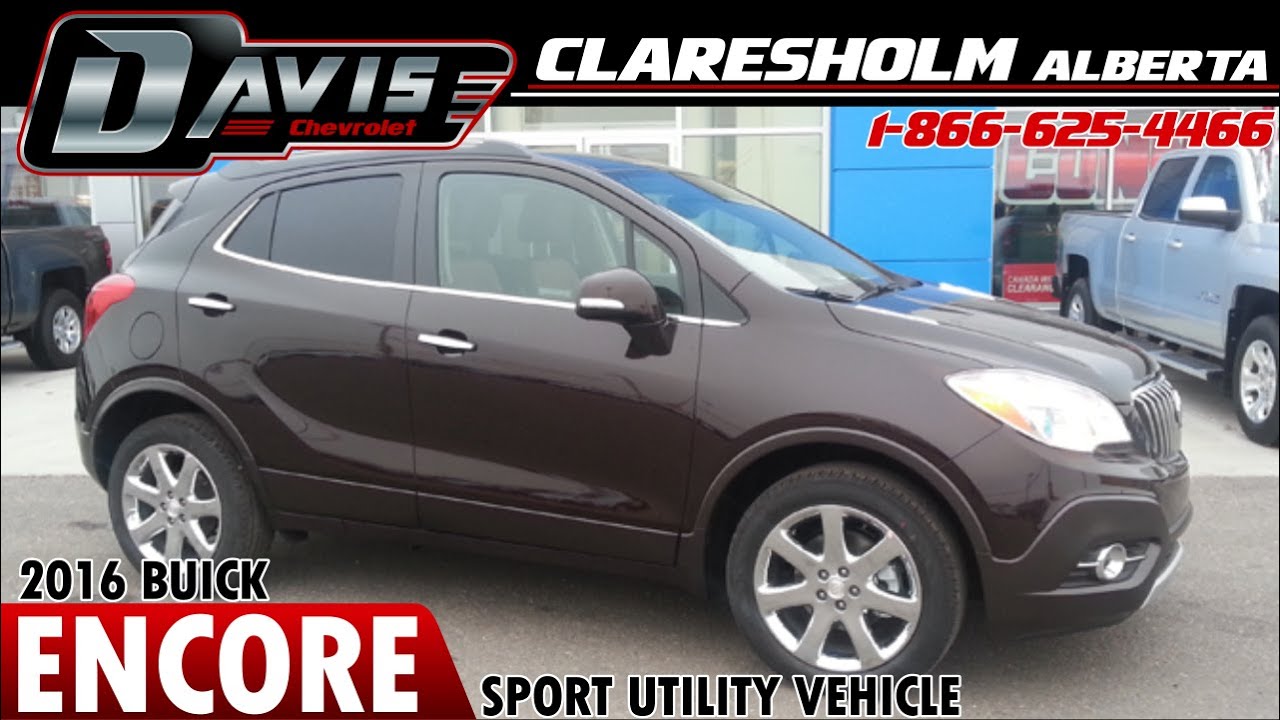 New 2016 Buick Encore SUV Davis Claresholm Lethbridge, Okotoks