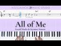 All of me  gerald marks  seymour simons  piano tutorial easy  with music sheet  jcms