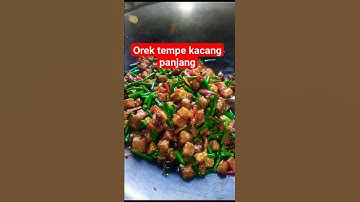 Thumbnail of orek tempe kacang panjang... menu tanggal tua paket lengkap😁😁😋