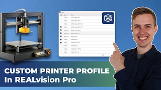 Custom printer profile in REALvision Pro