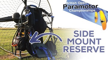 How To Side Mount A Paramotor Reserve | (Ep 1) CP Road To The British Open Paramotor Championships