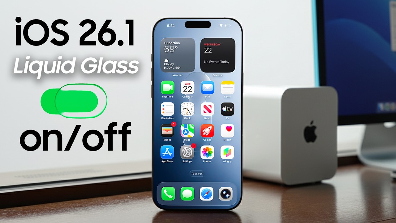 iOS 26.1 Beta 4 Massive New Update Turn Off Liquid Glass! - YouTube