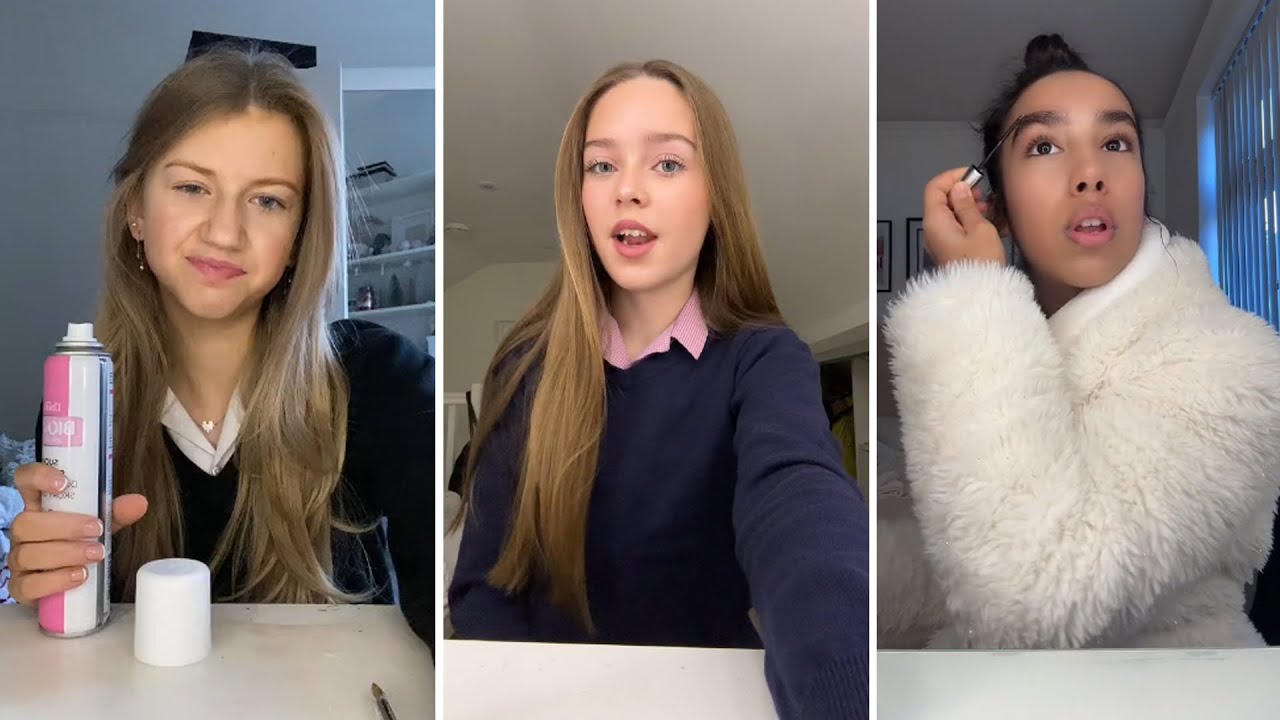 GRWM ( Get Ready With Me ) Makeup Tutorial Tiktok Compilation ️ ...