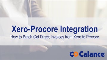 How to Batch Get Direct Invoices from Xero to Procore