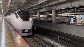 【メトハチとコラボ！】8096M 臨時特急ときわ96号品川行き　E657系カツK15編成北千住駅3番線高速通過！