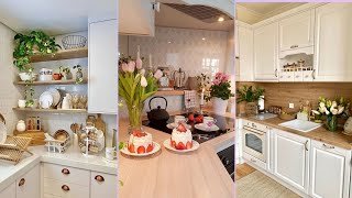 100+ Beautiful Small Kitchen Decorating ldeas| small kitchen design ideas #kitchen #decoration screenshot 5