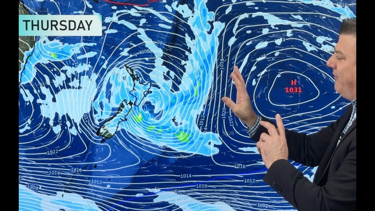 Low pressure sinks over NZ this week, before powerful weekend high ...