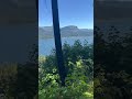 Hiking Up Multnomah falls recreational area, and view of the Columbia River