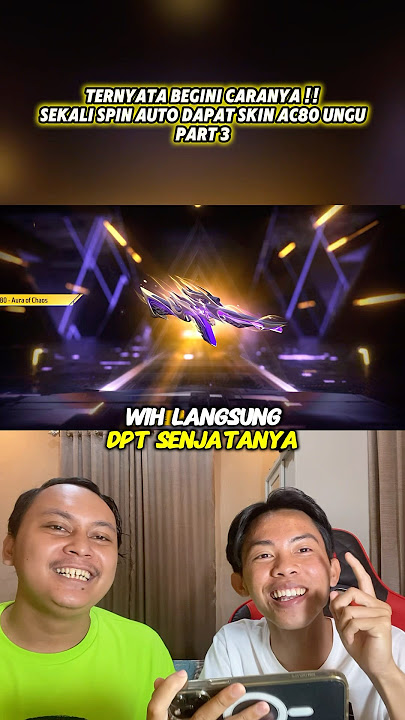 ABANG GARENA SPIN SKIN AC80 UNGU SEKALI SPIN AUTO DAPAT‼️| PART 3 #freefire #saintaw