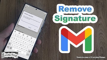 How to Remove Signature from Gmail App (Android)