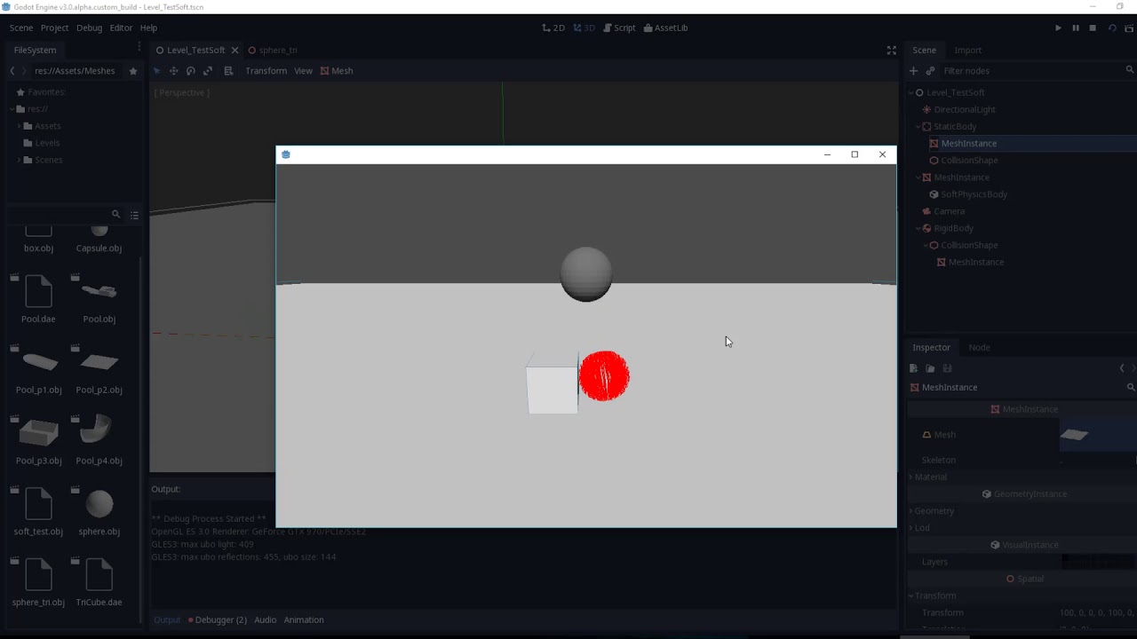Godot Bullet soft body YouTube