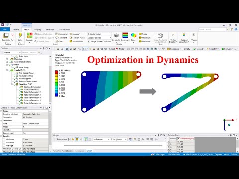 Optimization in Dynamics Using ANSYS - YouTube