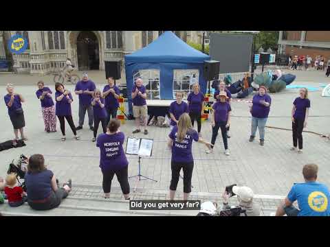 Norfolk Singing Hands at Norfolk Deaf Festival 2022