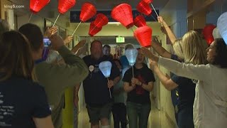 Lighting the night to raise blood cancer awareness