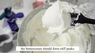 SUPER STABLE AND EASY BUTTERCREAM | For Beginners