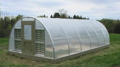 How To Build A Greenhouse Part 1
