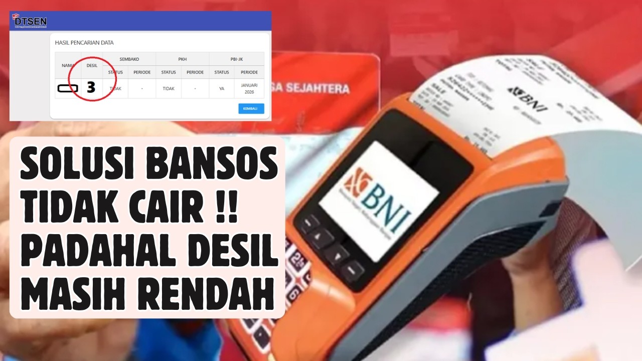 🔴 DESIL RENDAH TAPI BANSOS TIDAK CAIR‼️ DULU SEMPAT DAPAT BANSOS TAPI ZONK GARA-GARA HAL BERIKUT INI