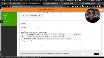 How to upload an audio file to Bb Discussion Board
