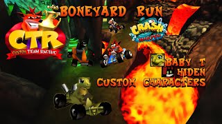 CTR Crash Team Racing: Boneyard Run Custom Track By Hiden