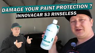 ⚠️ DOES THIS DAMAGE YOUR PAINT PROTECTION INNOVACAR Rinseless Products on ADBL Synthetic Spray Wax!