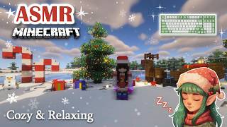Minecraft ASMR ♡ - Christmas Decor Builds 🎄 | Whispering & Keyboard Sounds ✨ screenshot 3
