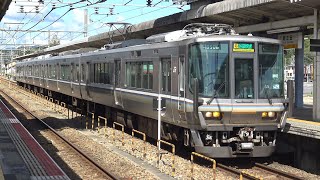 【4K】JR福知山線　区間快速223系電車　ﾐﾊMA07編成　新三田駅発車