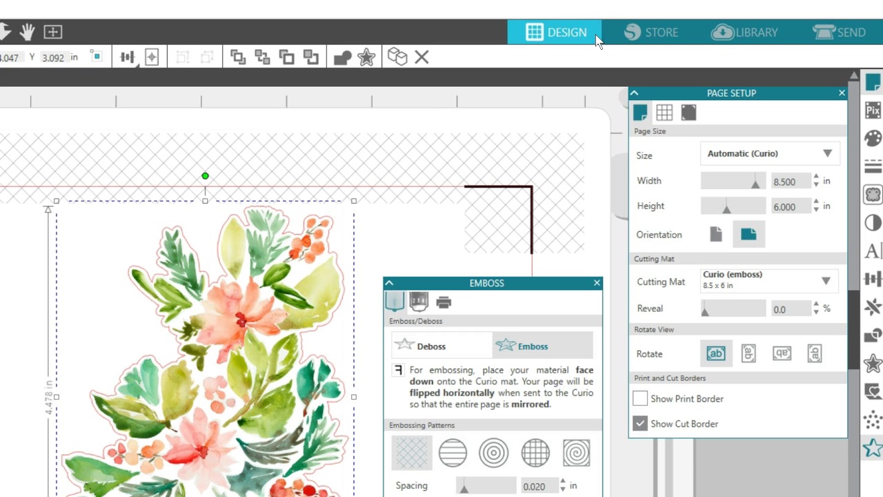 cameo 4 pro Print & Emboss (Curio)