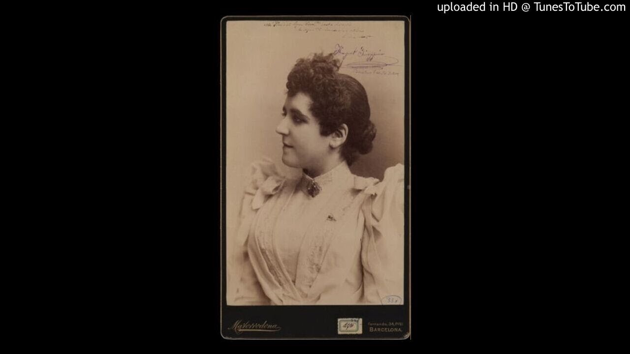 Josefina Huguet: "Casta diva", cilindro privato spagnolo del 1902 (?)