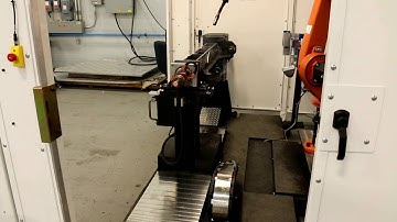 Single Axis Trunnion Mig Welding Cell