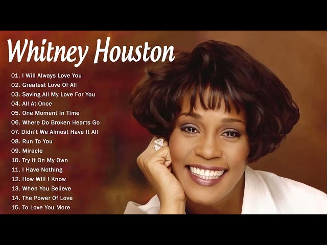 Whitney Houston Greatest Hits Full Album | Whitney Houston Best Song Ever All Time class=