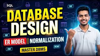 Database Design &amp; Normalization Explained | ER Model, 1NF, 2NF, 3NF, BCNF