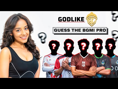 GUESS THE BGMI PRO PLAYER FT @GodLikeEsportss